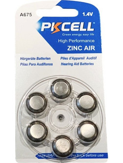 Pkcell Zinc Air A675 6τμχ