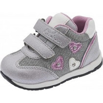 Chicco Παιδικά Sneakers Μποτάκια Ασημί Ροζ 72067-020