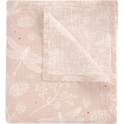 BimbiDreams Dafne Πάνα Αγκαλιάς από Μουσελίνα Ροζ 120x120cm