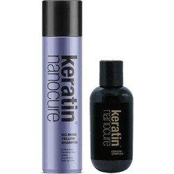 Keratin Nanocure No More Yellow Σετ Περιποίησης Μαλλιών Serum 150ml + Σαμπουάν 500ml