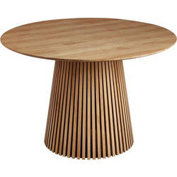 Woodwell RIM-II Τραπέζι Τραπεζαρίας ΜDF Ε7667 MDF Φ120cm H.75cm Ε7667,1