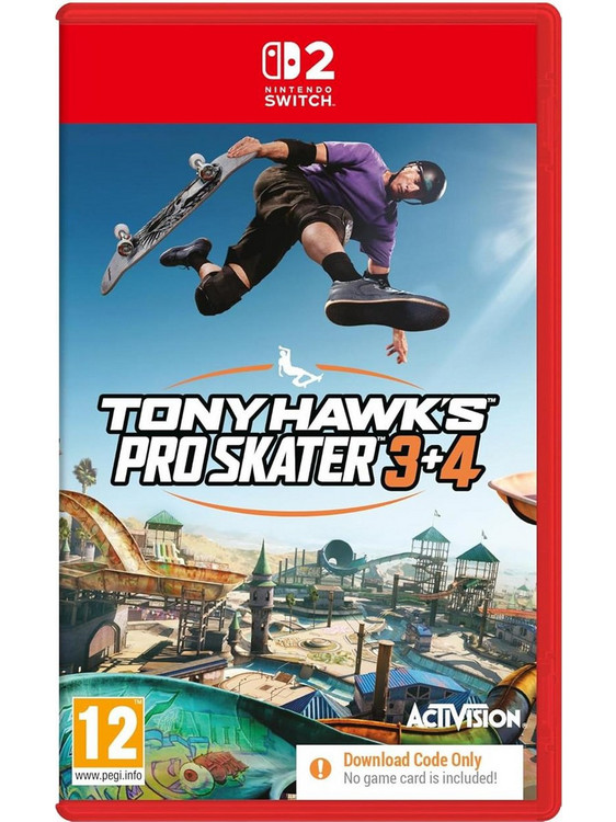 Tony Hawk's Pro Skater 3 + 4 Key Nintendo Switch 2