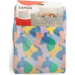 Camon Little Rainbow Bones Κουβέρτα Σκύλου Πολύχρωμη 100x75cm