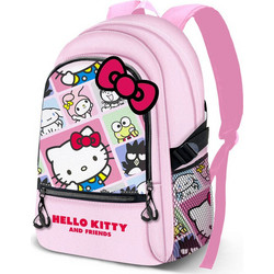 Karactermania Hello Kitty Σχολική Τσάντα Πλάτης Δημοτικού Πολύχρωμη 08720