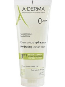 A-Derma Hydrating Κρεμώδες Αφρόλουτρο για Ευαίσθητο Δέρμα 200ml