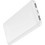 XO PB312 Power Bank 10000mAh 10W με 2 Θύρες USB-A & Θύρα USB-C White