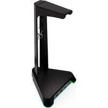 KRUX SL-G-KRUX-011 Επιτραπέζια Βάση Ακουστικών Gaming με RGB & Θύρα USB Black