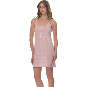 PNN Nightwear Γυναικείο Νυχτικό Καλοκαιρινό Βαμβακερό Ροζ 0251-1409-2 PNN Nightwear Γυναικείο Νυχτικό Καλοκαιρινό Βαμβακερό Ροζ 0251-1409-2
