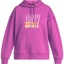 Roxy That's Rad Γυναικείο Φούτερ Oversized με Κουκούλα & Τσέπες Φούξια ERJFT04741-MNF0