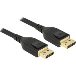 DeLOCK Καλώδιο DisplayPort 1.4 to DisplayPort Male 3m Black 85661