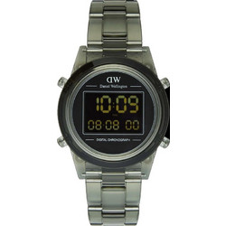 Daniel Wellington Retro Ψηφιακό Ανδρικό Ρολόι Χρονογράφος με Ασημί Μεταλλικό Μπρασελέ DW00100762
