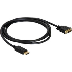 DeLOCK Καλώδιο DisplayPort 1.1 to DVI Male 5m Black 82593