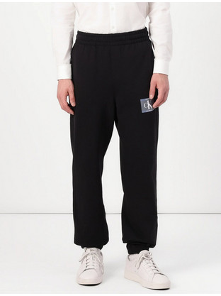 Calvin Klein Ανδρικό Παντελόνι Φόρμας με Λάστιχο Μαύρο LV04RC287G-UB1