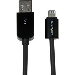 StarTech USB-A to Lightning Cable 3m Black 65030851770