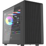 Darkflash DB460M Black Micro Tower Κουτί Υπολογιστή με Πλαϊνό Παράθυρο
