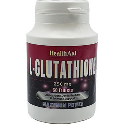 Health Aid L-Glutathione 250mg 60 Ταμπλέτες