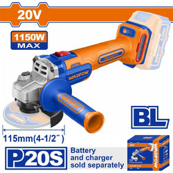 Wadfow WLAPB520 Γωνιακός Τροχός Μπαταρίας 20V 115mm Solo