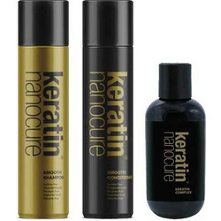 Keratin Nanocure Smooth Σετ Θεραπείας Μαλλιών Conditioner 500ml + Θερμοπροστατευτικό 150ml + Σαμπουάν 500ml