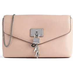 DKNY Elissa Γυναικεία Τσάντα Χιαστί Nude με Αλυσίδα R24GHV17-RW4