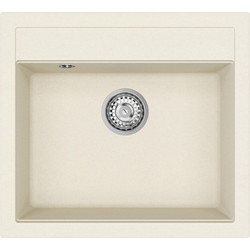 Unixton Icarus-50 Ένθετος Νεροχύτης Γρανίτη Ματ Cream 50x50cm