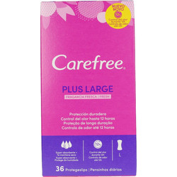 Carefree Plus Large Fresh Σερβιετάκια για Ελαφριά Ροή 36τμχ