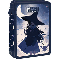 Must Witch Κασετίνα Γεμάτη με 2 Θήκες Μπλε 586725
