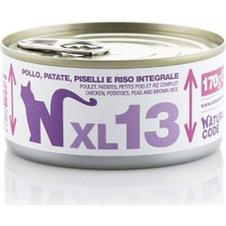 Natural Code XL13 Adult with Chicken, Peas & Brown Rice 170gr