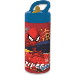 Stor Marvel Spiderman Moving Target Παιδικό Παγούρι Πλαστικό Κόκκινο