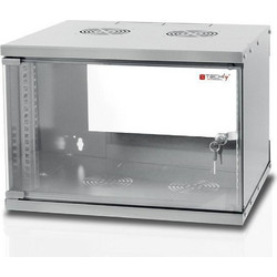 Techly I-CASE EL-1006G45 Επιτοίχια Καμπίνα Rack 6U 50x45x35cm