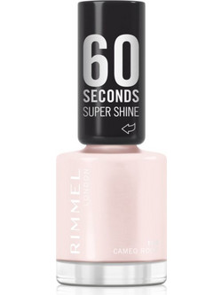 Rimmel 60 Seconds Super Shine 108 Cameo Rose Gloss Βερνίκι Νυχιών Quick Dry 8ml