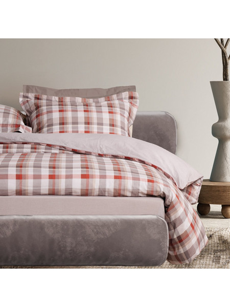 Das Home Σετ Σεντόνια King Size Βαμβακερά 260x280 Happy 9690 Taupe