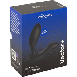 We-Vibe Vector+ Πρωκτικός Δονητής Ασύρματος 11cm Μαύρος