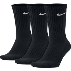 Nike Βαμβακερές Ανδρικές Κάλτσες Ψηλές Μαύρες 3Pack SX4508-001