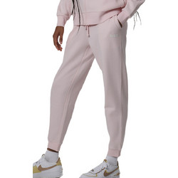 Body Action Γυναικείο Παντελόνι Φόρμας Fleece με Λάστιχο Ροζ 021534-12A