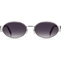 Marc Jacobs MARC806S GMEDG Ανδρικά Γυαλιά Ηλίου Οβάλ Μεταλλικά Ασημί με Μαύρο Φακό