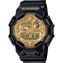 Casio G-Shock Ανδρικό Ρολόι Χρονογράφος με Μαύρο Καουτσούκ Λουράκι GA-010GGB-1A9ER