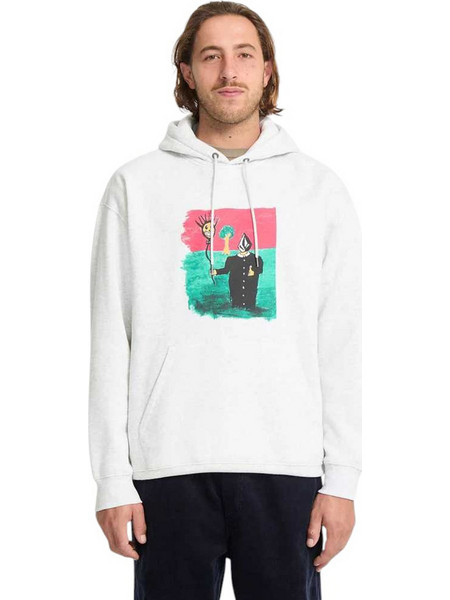 Volcom Issam Ανδρικό Φούτερ με Κουκούλα & Τσέπες Λευκό A4132514-BNH