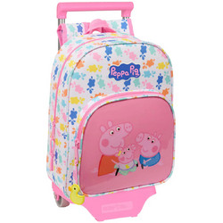 Safta Peppa Pig Baby Σχολική Τσάντα Τρόλεϊ Νηπιαγωγείου Πολύχρωμη S4313153