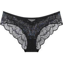 Triumph Palina Moonlight Kiss Γυναικείο Slip με Δαντέλα Μαύρο 10225626-0004