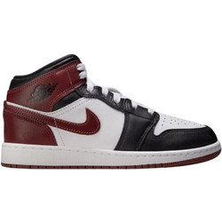 Jordan Air 1 Παιδικά Sneakers Μποτάκια Μαύρα Καφέ Λευκά HF3193-102