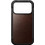 Nomad Rugged Leather Back Cover Rustic Brown Horween (iPhone 18 Pro / 17 Pro)