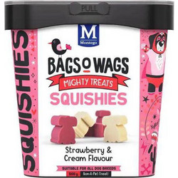 Montego Bags O' Wags Squishies with Strawberry & Cream 500gr