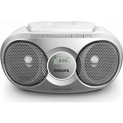 Philips AZ215 Φορητό Ράδιο CD Player Ασημί