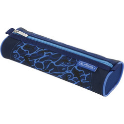 Herlitz Shark Κασετίνα Βαρελάκι Μπλε 50046461-B