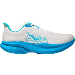 Hoka Mach 6 Ανδρικά Αθλητικά Παπούτσια για Τρέξιμο Λευκά 1147790-WKY