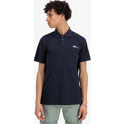 Alpha Industries Ανδρική Μπλούζα Polo Κοντομάνικη Navy Μπλε 106600-07
