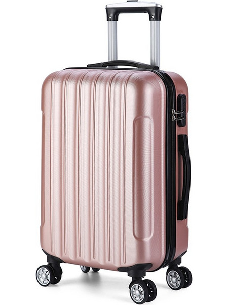 CALUG12 Βαλίτσα Καμπίνας 53x35x22cm με 4 Ρόδες Χρυσή