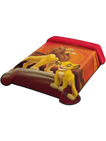 Adam Home Παιδική Κουβέρτα Βελουτέ Lion 345 160x220 Κόκκινη