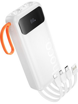 Hoco J151A Spirit Power Bank 20000mAh με Θύρα USB-A & Θύρα USB-C White