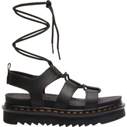 Dr. Martens Δερμάτινα Γυναικεία Σανδάλια Μαύρα 31617001